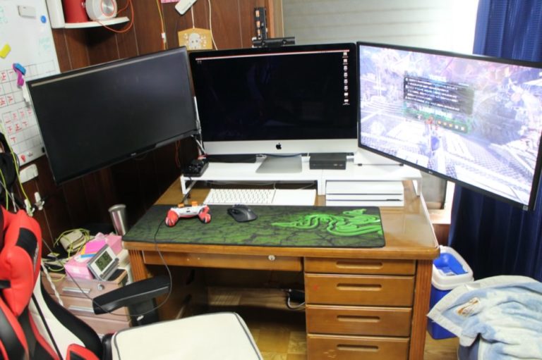 iMac-トリプルディスプレイ-4Kモニター-06