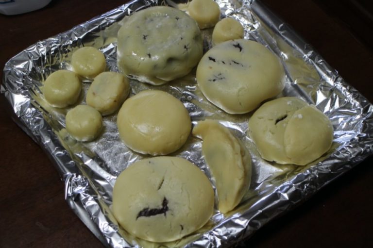 月餅_まずい_カロリー_レシピ_並べる