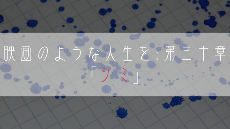 ブログ小説-映画のような人生を-シミ
